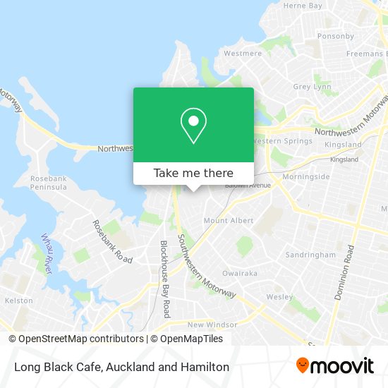 Long Black Cafe map