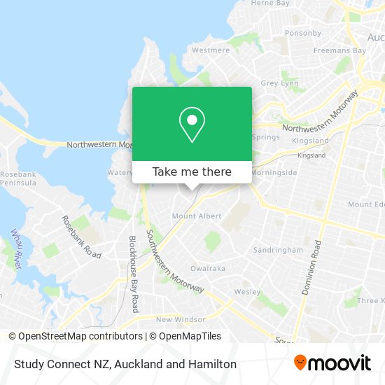 Study Connect NZ map