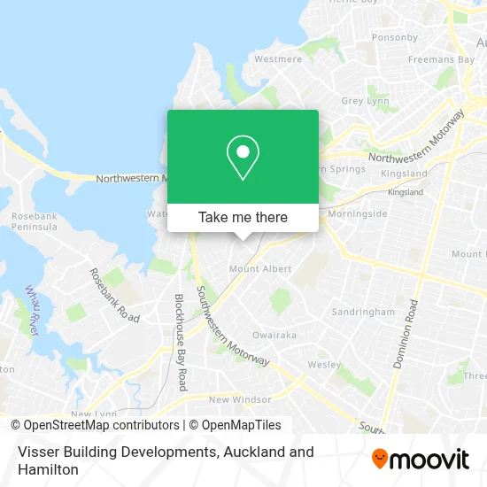 Visser Building Developments map