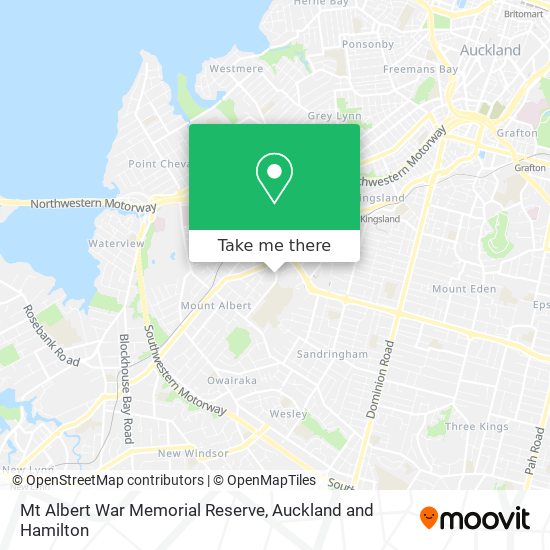 Mt Albert War Memorial Reserve地图