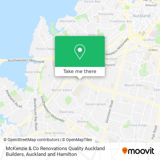 McKenzie & Co Renovations Quality Auckland Builders map