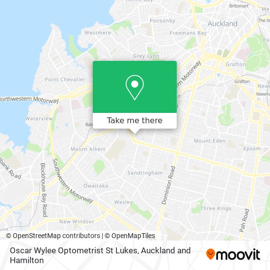 Oscar Wylee Optometrist St Lukes map