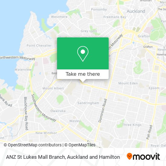 ANZ St Lukes Mall Branch map