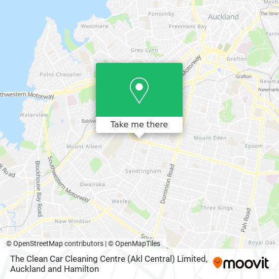 The Clean Car Cleaning Centre (Akl Central) Limited地图