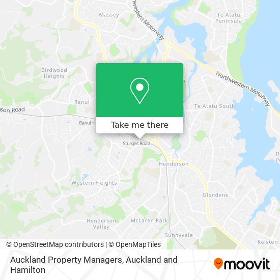 Auckland Property Managers map