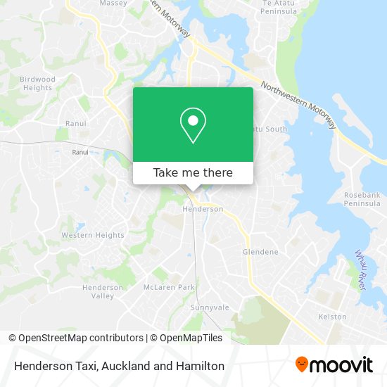 Henderson Taxi map