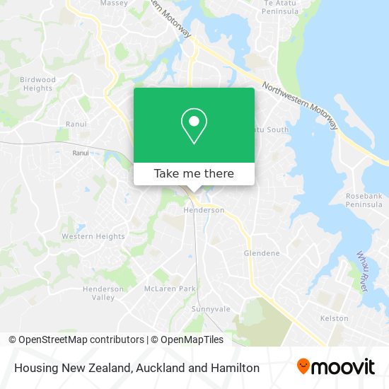 Housing New Zealand map