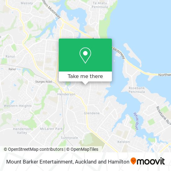 Mount Barker Entertainment map