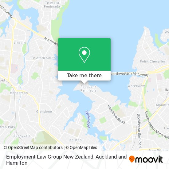 Employment Law Group New Zealand map