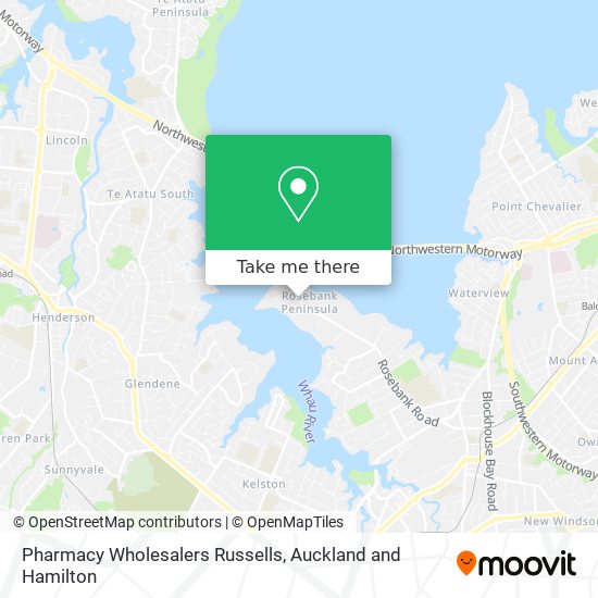 Pharmacy Wholesalers Russells map