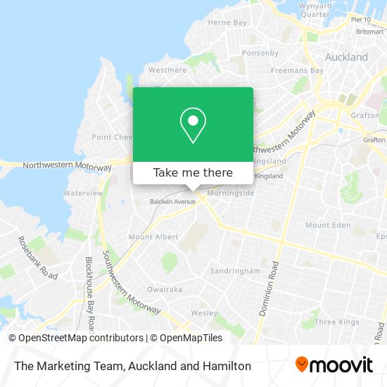 The Marketing Team map
