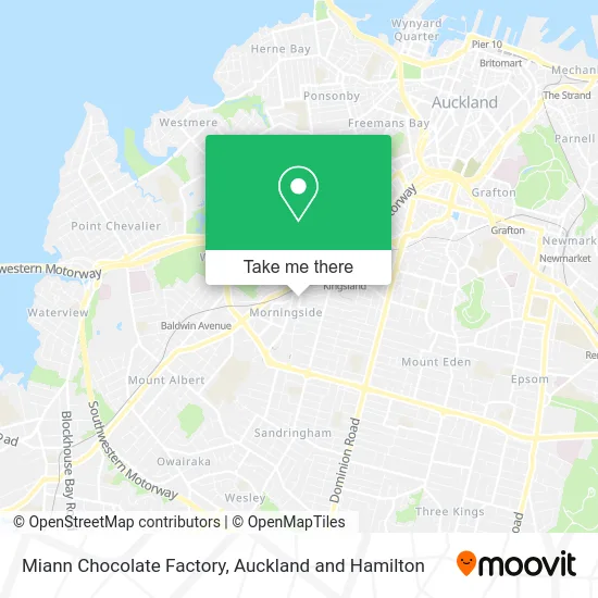 Miann Chocolate Factory map