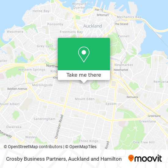 Crosby Business Partners map