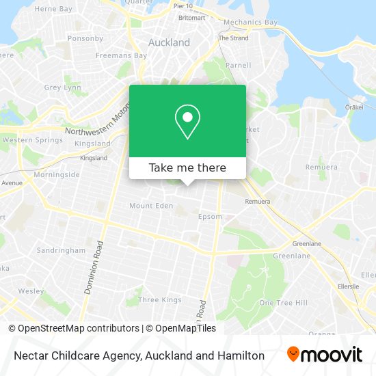 Nectar Childcare Agency map