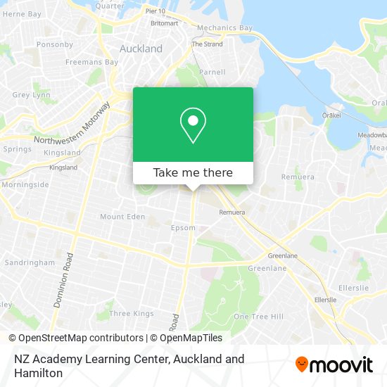 NZ Academy Learning Center map