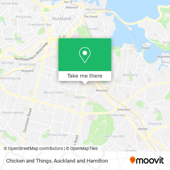 Chicken and Things map