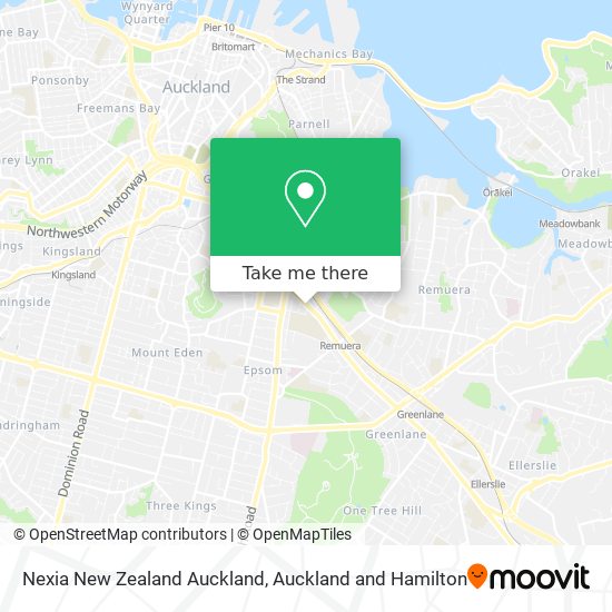 Nexia New Zealand Auckland地图