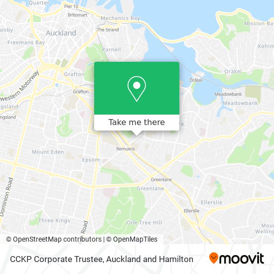 CCKP Corporate Trustee map