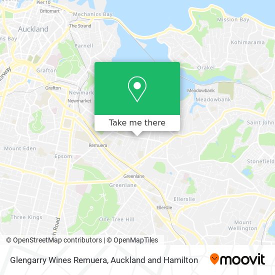 Glengarry Wines Remuera地图