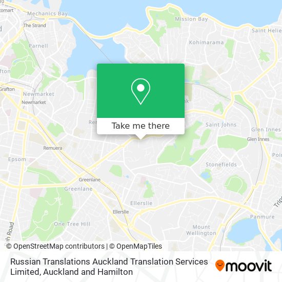 Russian Translations Auckland Translation Services Limited map