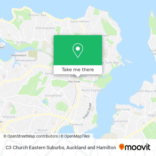 C3 Church Eastern Suburbs map