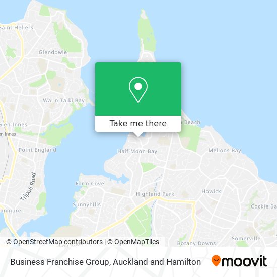 Business Franchise Group map