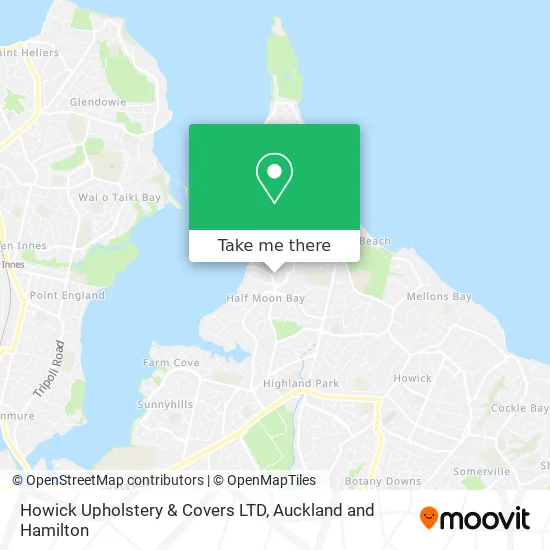 Howick Upholstery & Covers LTD map