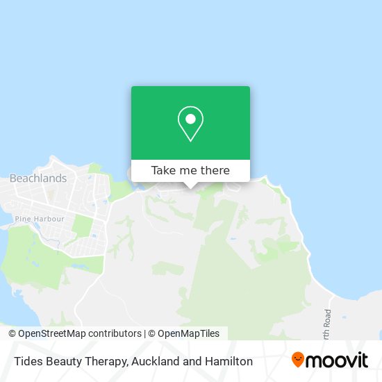 Tides Beauty Therapy map