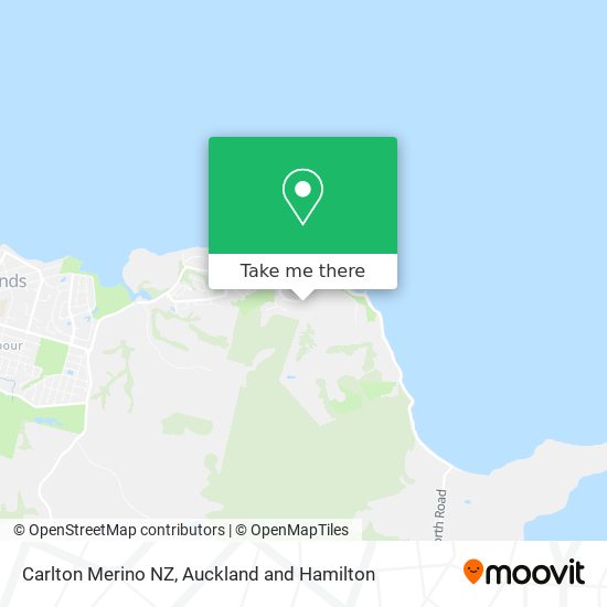 Carlton Merino NZ map
