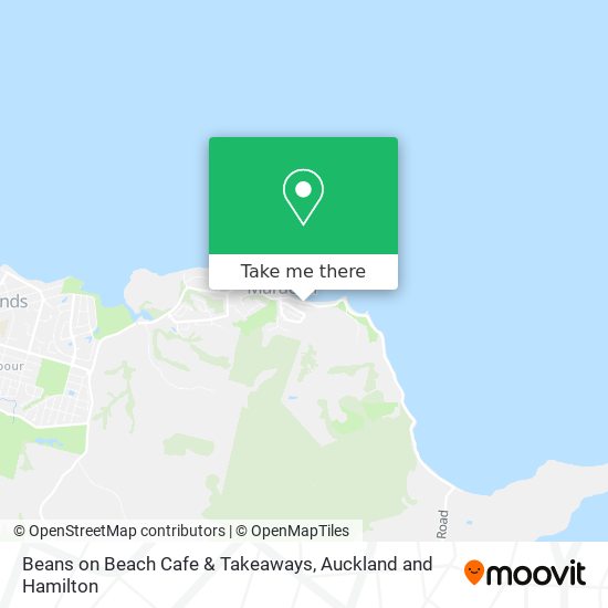 Beans on Beach Cafe & Takeaways map
