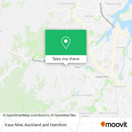 Kaye Nine map