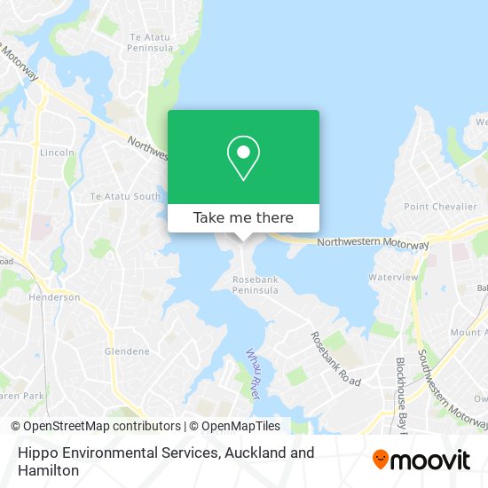 Hippo Environmental Services map