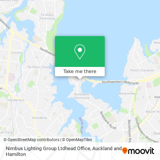 Nimbus Lighting Group Ltdhead Office map