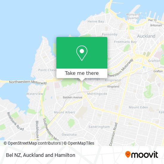 Bel NZ map