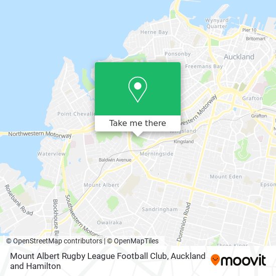 Mount Albert Rugby League Football Club地图