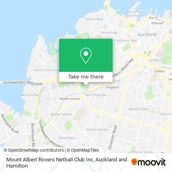 Mount Albert Rovers Netball Club Inc地图