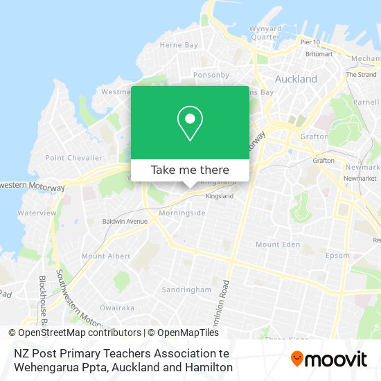 NZ Post Primary Teachers Association te Wehengarua Ppta map