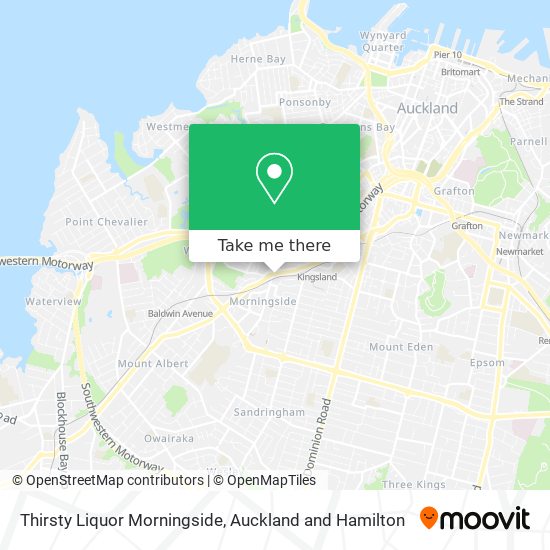 Thirsty Liquor Morningside map