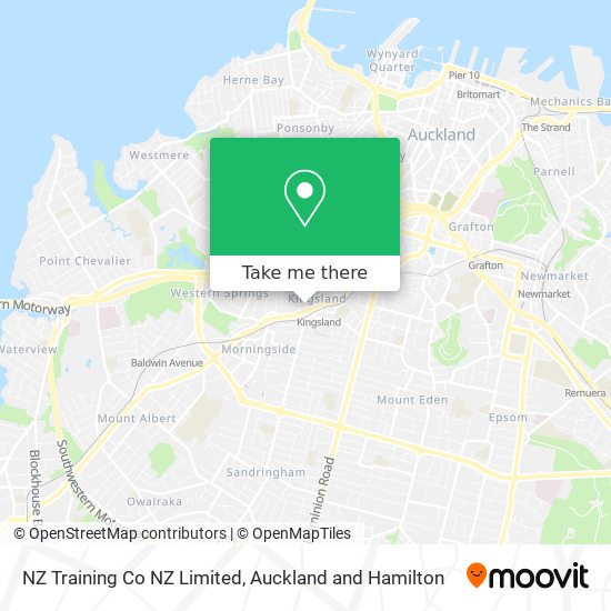 NZ Training Co NZ Limited map