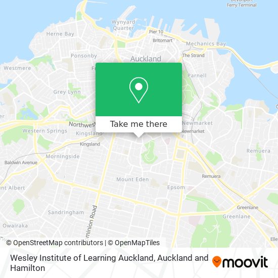 Wesley Institute of Learning Auckland map
