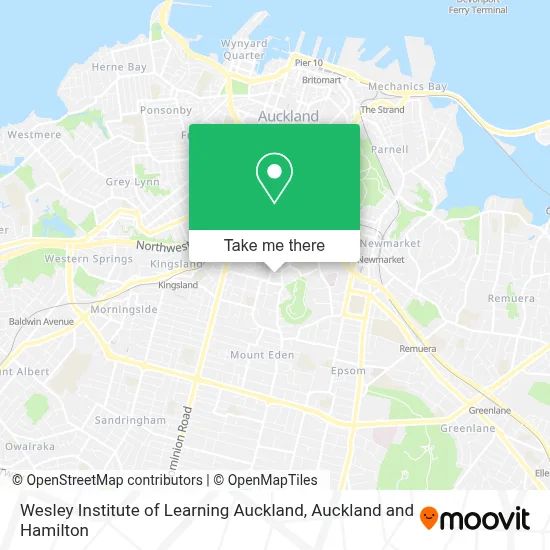 Wesley Institute of Learning Auckland map