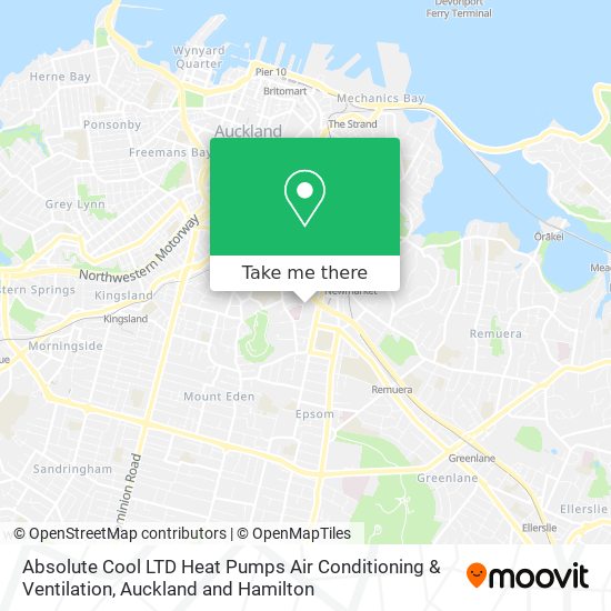Absolute Cool LTD Heat Pumps Air Conditioning & Ventilation map