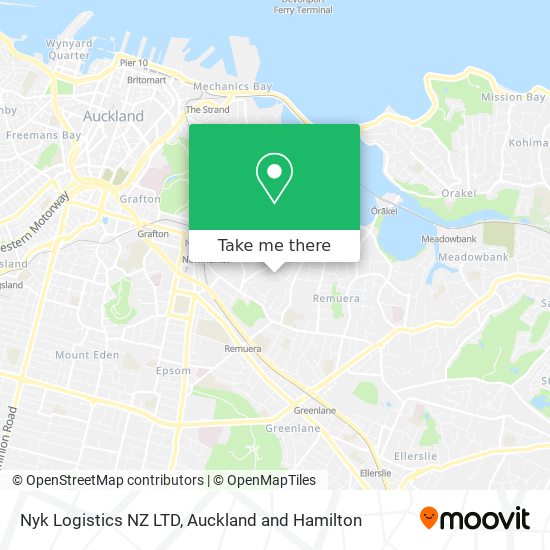 Nyk Logistics NZ LTD map