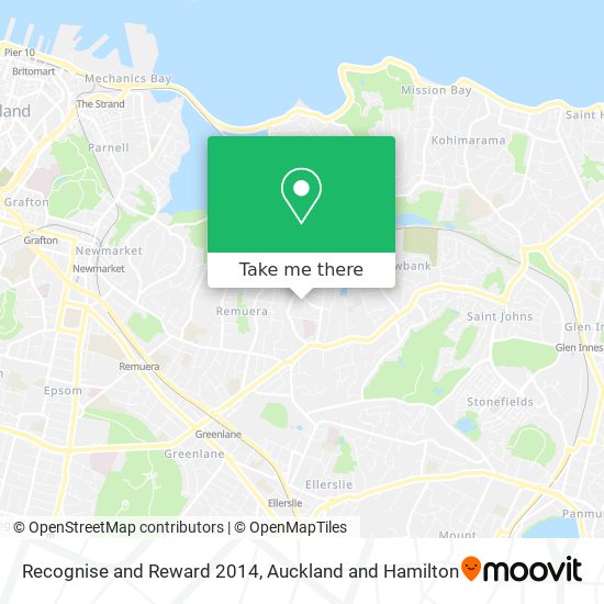 Recognise and Reward 2014 map