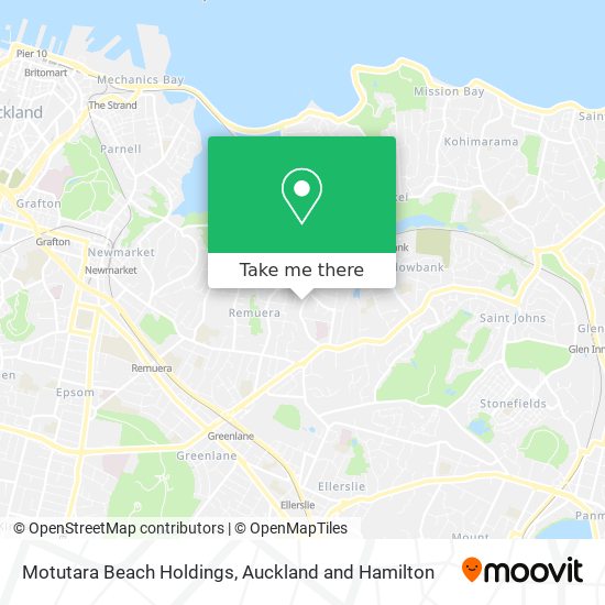 Motutara Beach Holdings map