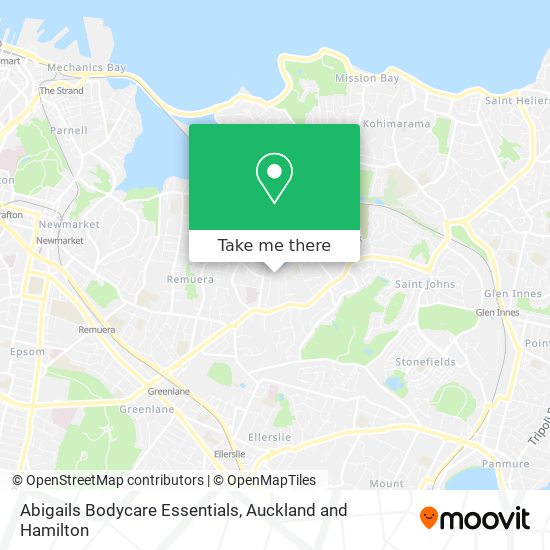 Abigails Bodycare Essentials map