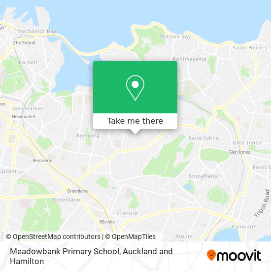 Meadowbank Primary School map