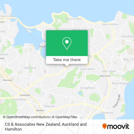 CS & Associates New Zealand map