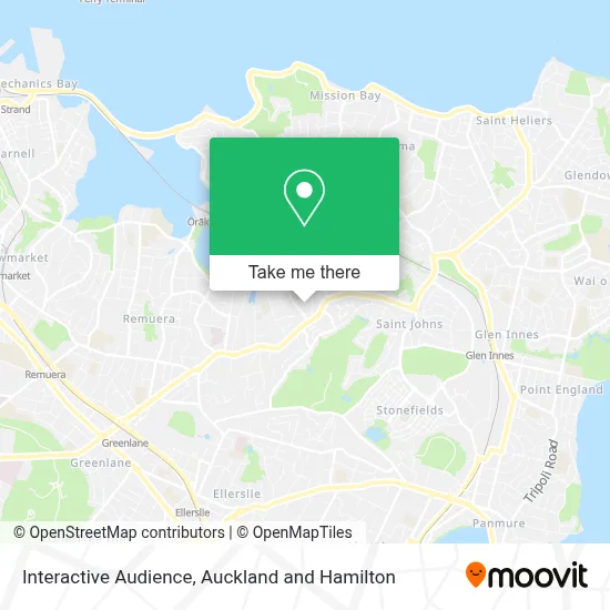 Interactive Audience map
