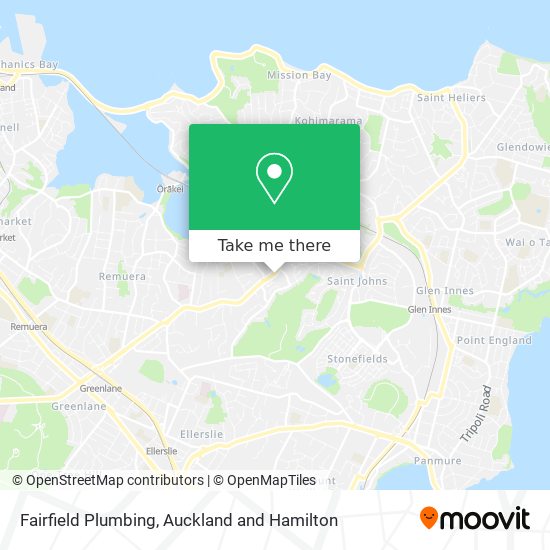 Fairfield Plumbing map